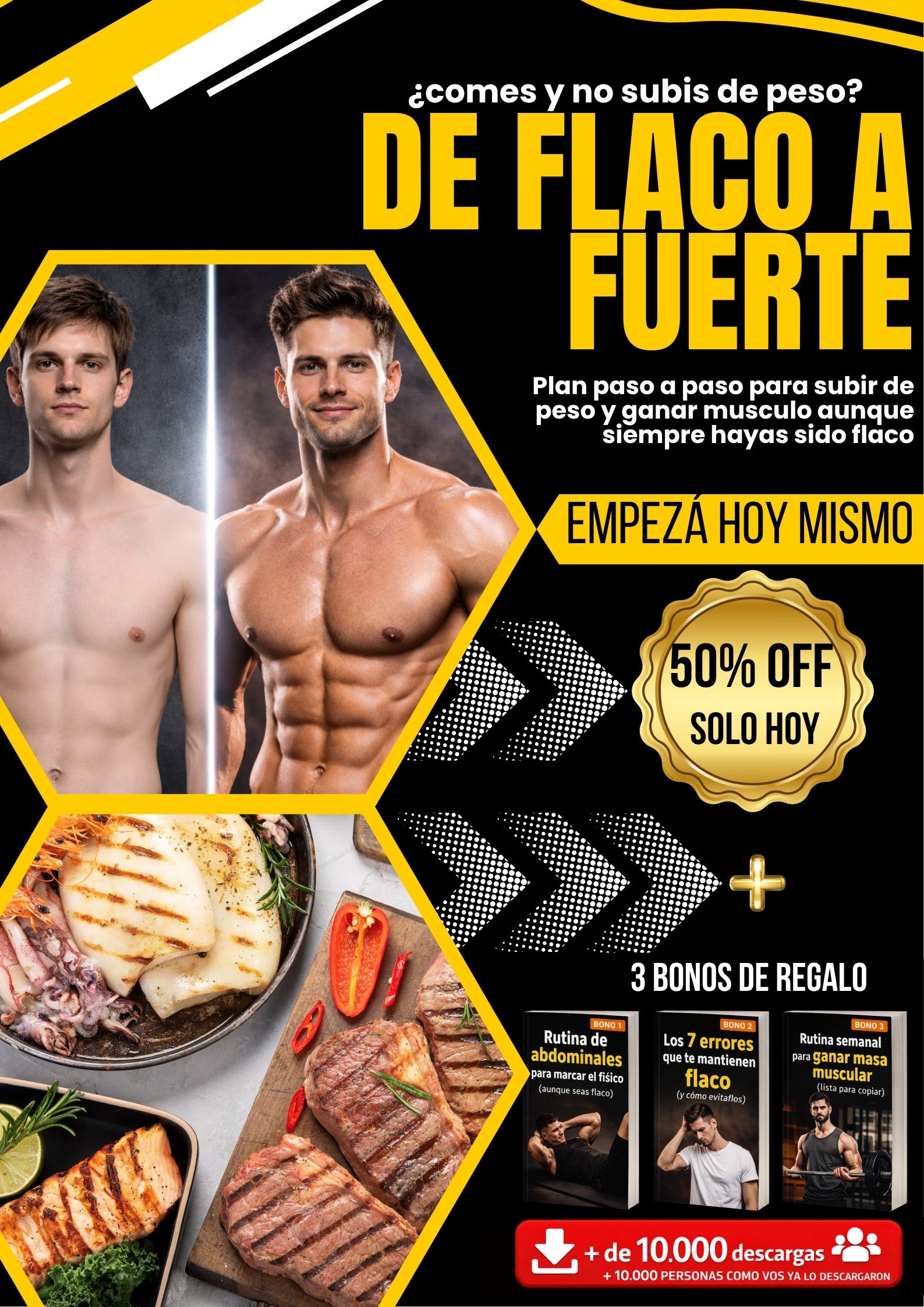 ¿Comés y No Engordás? El Método Para Dejar de Ser Flaco y Ganar Músculo de Verdad